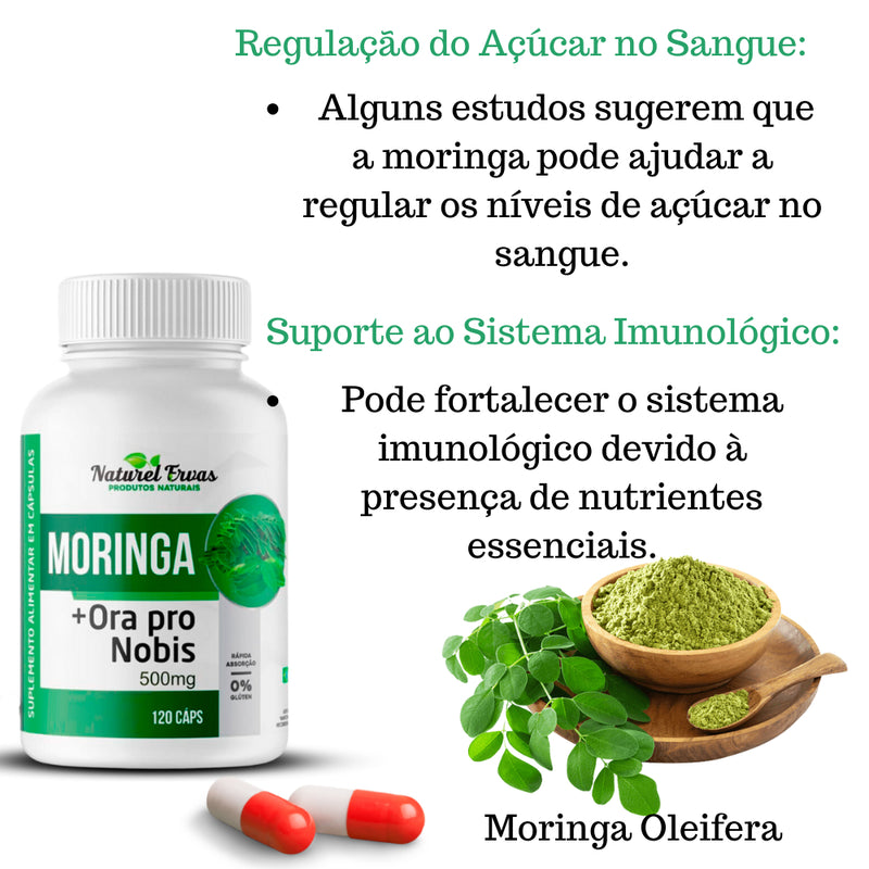 Moringa Oleifera + ORA PRO NOBIS 100% ORIGINAL