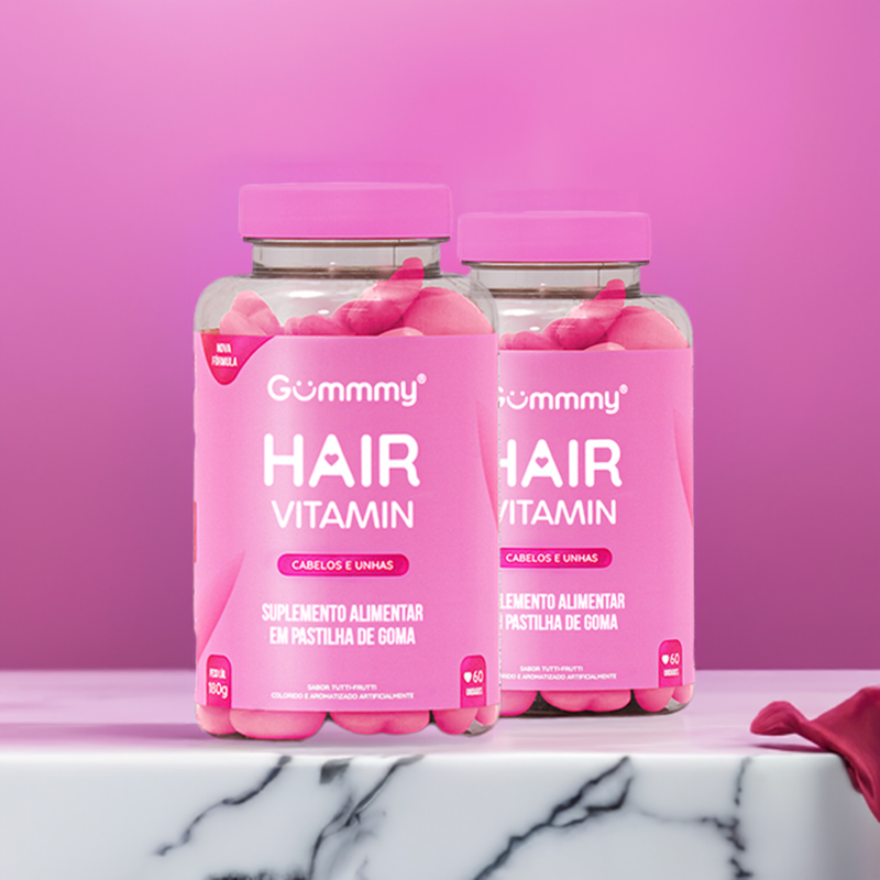 COMPRE 1 E LEVE 2 Gummy Hair +Brinde Exclusivo