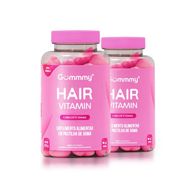 COMPRE 1 E LEVE 2 Gummy Hair +Brinde Exclusivo