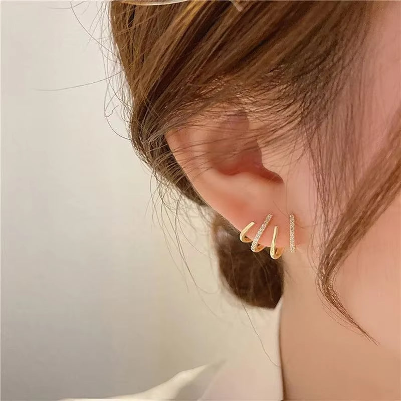 LANÇAMENTO | Brincos Quatro Pontas - Folheado a Ouro 18k + FRETE GRÁTIS