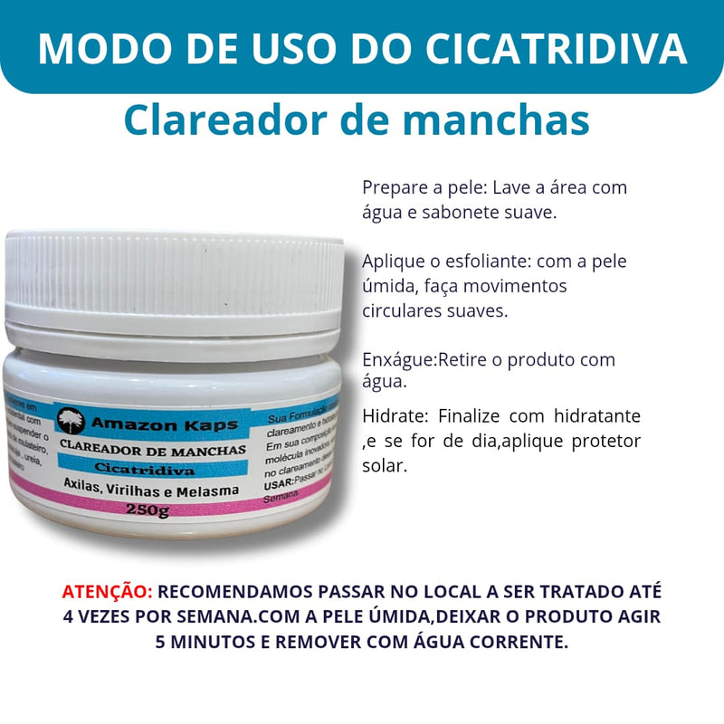PROMOÇÃO COMPRE 1 E LEVE 2 🔥 - Cicatridiva Creme Clareador de Pele